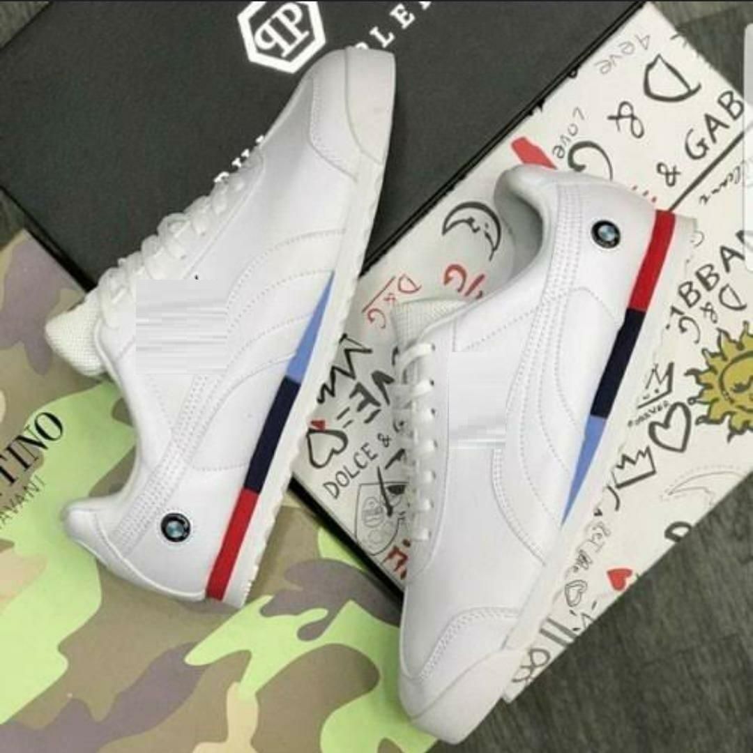Puma Roma Shoes X BMW Motorsports Shoes For Men White aciwx1-0u
