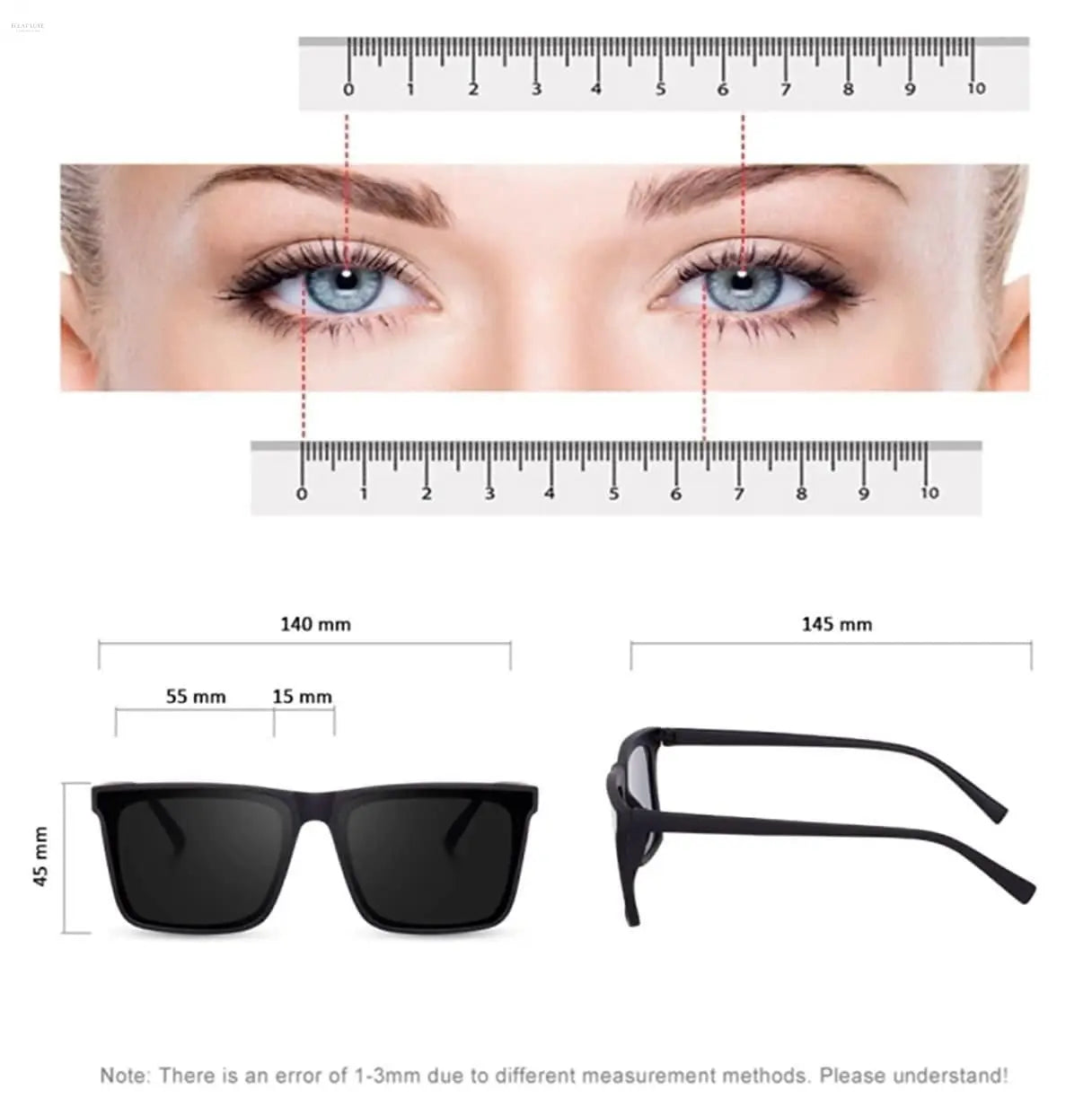 Polarized Retro Square Sunglasses aciwx1-0u