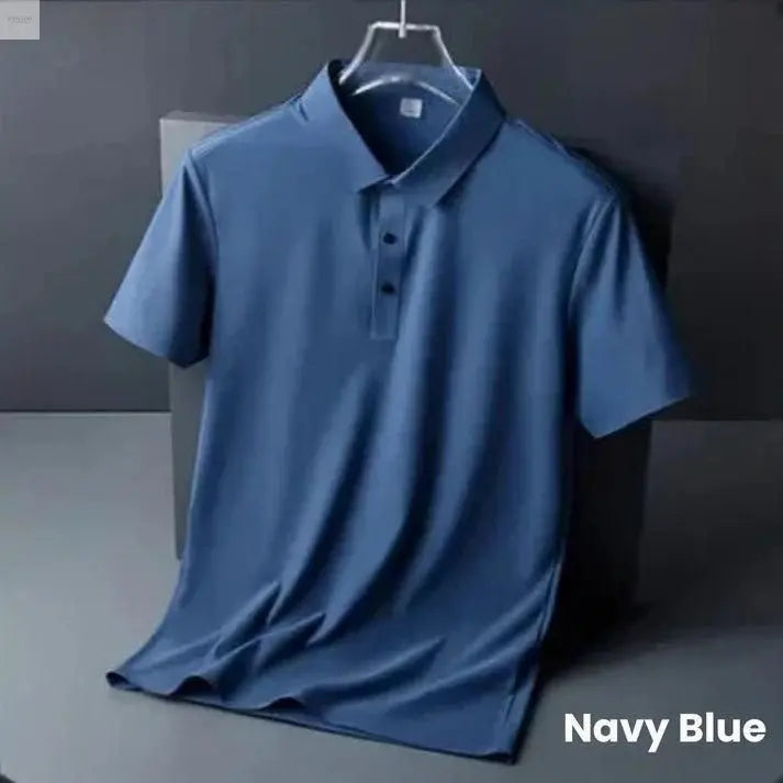 Poly Matte Solid Half Sleeves Mens Polo T-Shirt Pack Of 3 aciwx1-0u